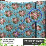 Bahan Sprei – Sweet Flower Biru